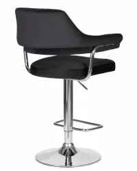 Стул барный ДОБРИН CХАРЛЙ Черный велюр МДЖ9-101 / DOBRIN CHARLY MJ9-101