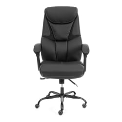 Кресло руководителя Cambridge metalBL кож/зам/ткань, черный/черный, 36-6/11