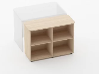 Тумба приставная к столу Glassy 3.18.101 Туя