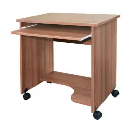 Компьютерный стол на колёсиках Студент 1 вишня