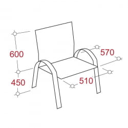 Конференц-кресло Echair-807 VPU 478410 Черное
