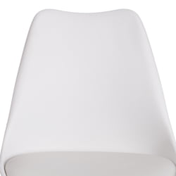 Стул TULIP (mod. 73) / 1 шт. в упаковке дерево/пластик/ПУ, 48.5*52.5*83cм, белый