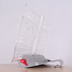 Трехуровневая подставка-трафарет под книгу ПК-03 Оранжевая