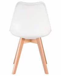 Стул обеденный ДОБРИН ДЖЕРРЙ СОФТ Белый В-02 / DOBRIN JERRY SOFT W-02