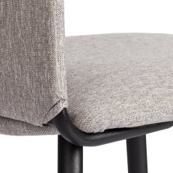 Стул обеденный La Rousse NEW, ткань рогожка, серый/черный, 3M 16/2, 45x55x93 см