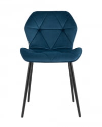 Стул обеденный Эдвин велюр Синий