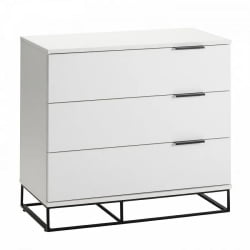 Комод 3 ящика CITY 40095580h Белый