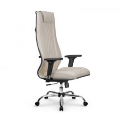 Кресло руководителя Мetta L 1m 50M/2D Infinity Easy Clean (MPES) Комплект 5 Светло-бежевое