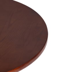 Круглый стол THONET (mod.T9152) дерево вяз, 80х75 см, Темный Орех (№5)