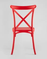 Стул пластиковый Кроссбэк Красный