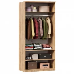 Шкаф двухстворчатый с зеркалами Фиджи ЛД 659.238.000 Дуб Золотой