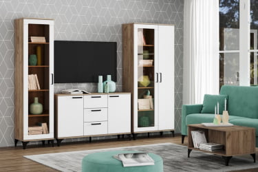 Стол журнальный Марсель НМ 013.81 Дуб Крафт табачный