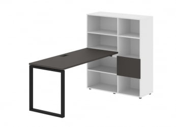 Рабочая станция ЕДИС ЕКРСТ 1115 Мокко Черный Белый / EDIS EQRST