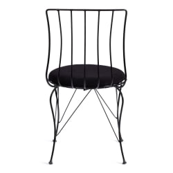 Стул LALITA (mod. 172) металл/ткань, 44 х 51.5 х 85 см, Black (черный)