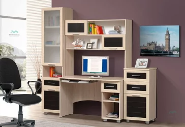 Шкаф комбинированный (со стеклом) Уголок школьника