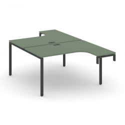 Рабочая станция-надставка на опорные тумбы CONCEPT CN.DSAN-002 Кобо Черный