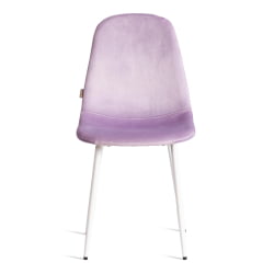 Мягкий стул BREEZE (mod. JSC-58) Велюр/металл , 44 х 53 х 86 см, Lavender (лавандовый) HLR26 / белый