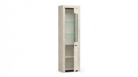 Шкаф-пенал Лючия 33.14-01 Бетон пайн белый Венге