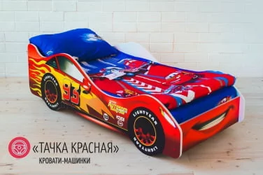 Кровать-машинка Тачка красная