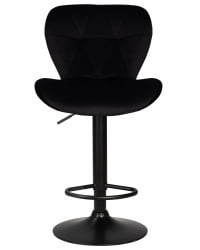 Стул барный DOBRIN BARNY BLACK (черный велюр (MJ9-101))