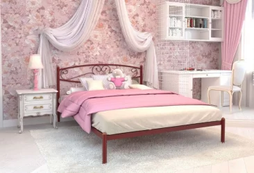 Кровать Каролина 1200х2000 Красная