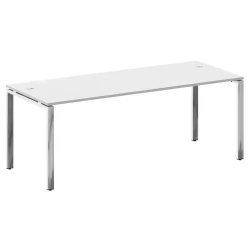 Стол рабочий руководителя МЕТАЛ СЙСТЕМ ДИРЕCТ БП.СРР-6.8 Белый / METAL SYSTEM DIRECT