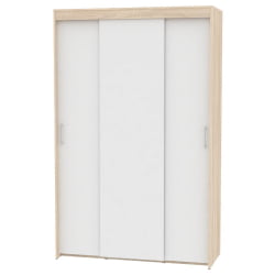 Шкаф-купе T-3-230х145х60(ДСС-Белый-2)