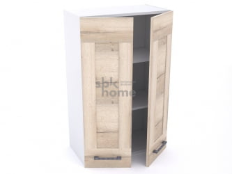 Шкаф 960 ШГ-60 2-х дверный, Дублин (600*320*960) Дуб галифакс белый, 21656 