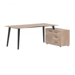 Письменный стол с полками и ящиками JAY JCT 1813 R Дуб Каньон