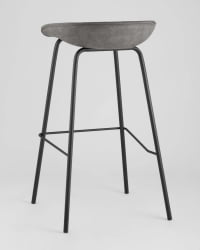 Стул барный Beetle Lite PU серый 2 шт