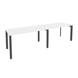 Рабочая станция на П-образном м/к ONIX O.MP-RS-2.3.7 Белый Бриллиант/Антрацит