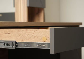 Туалетный столик (лев/прав) Монако 902.30 Дуб Вотан Оникс Графит