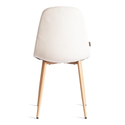 Металлический стул БРЕЕЗЕ (мод. ДЖСC-58) Велюр/металл , 44 х 53 х 86 см, Лигхт беиге (светло-бежевый) ХЛР1 / натуральный / BREEZE (mod. JSC-58) Light beige HLR1