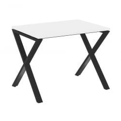 Стол рабочий LOFT VR.L-SRX-1.7 Металл черный Белый Бриллиант