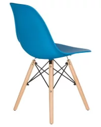 Стул обеденный DOBRIN DSW Голубой BE-02