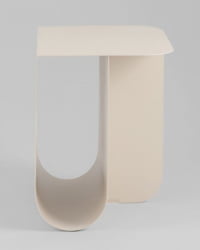 Журнальный столик Laure металл светло-серый