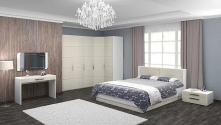 Зеркало навесное Вива 01 Белая Белый глянец