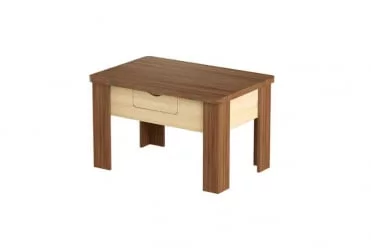 Журнальный столик на колесиках Стэп-4 Дуб Сонома Дуб Сакраменто