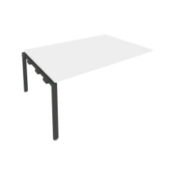Проходной наборный элемент переговорного стола Metal System Б.ППРГ-5 Белый/Антрацит