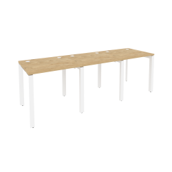 Рабочая станция на П-образном м/к ONIX O.MP-RS-3.0.7 Тиквуд Светлый/Белый