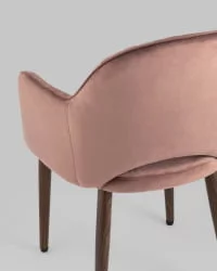 Стул Венера Хани велюр Пыльно-розовый