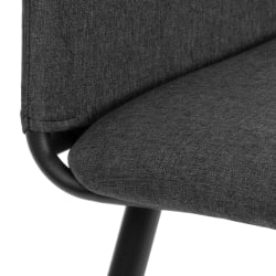 Стул обеденный La Rousse NEW, ткань рогожка, темно-серый, F68, 45x55x93 см