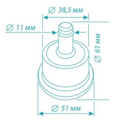 Набор заглушек для крестовины FootSet35