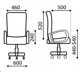 Кресло Ирис Салатовое Белый пластик