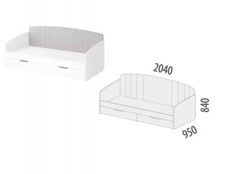 Кровать Николь 901.05