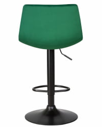 Стул барный DOBRIN TAILOR BLACK (зеленый велюр (MJ9-88))