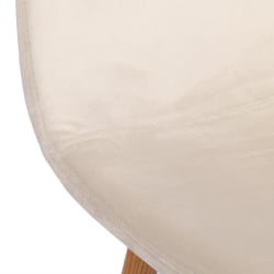 Стул BREEZE (mod. 4724) вельвет/металл, 44 х 53 х 87 см, Light beige (светло-бежевый) HLR1 / натуральный