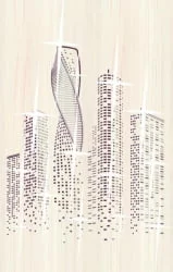 Стол компьютерный с надстройкой Мегаполис 55.14 55.19 Сосна Астрид