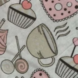 Комплект постельного белья детский чашки-вкусняшки