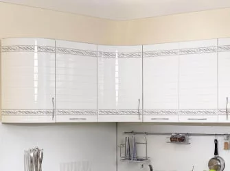 Шкаф кухонный угловой 600 радиусный Анастасия ЛД 016.311.000 Белый